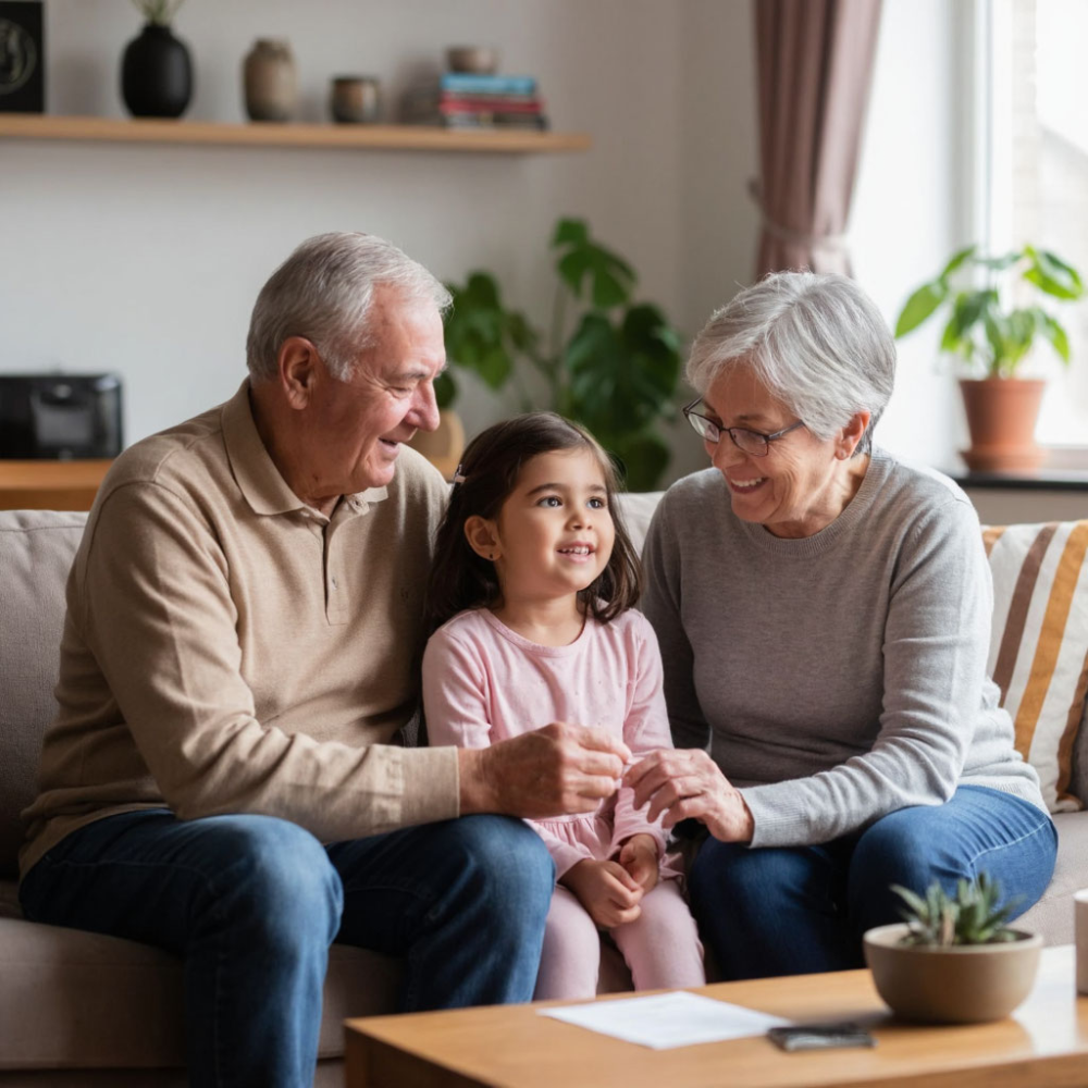 Определение места жительства ребенка, определение порядка общения дедушки и бабушки с ребенком